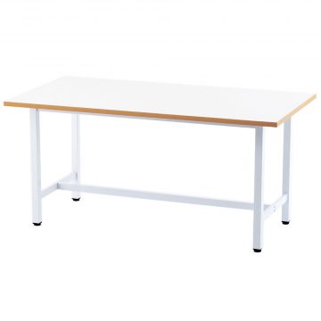 【法人様限定】送料無料 作業台 W1500×D750 ホワイト