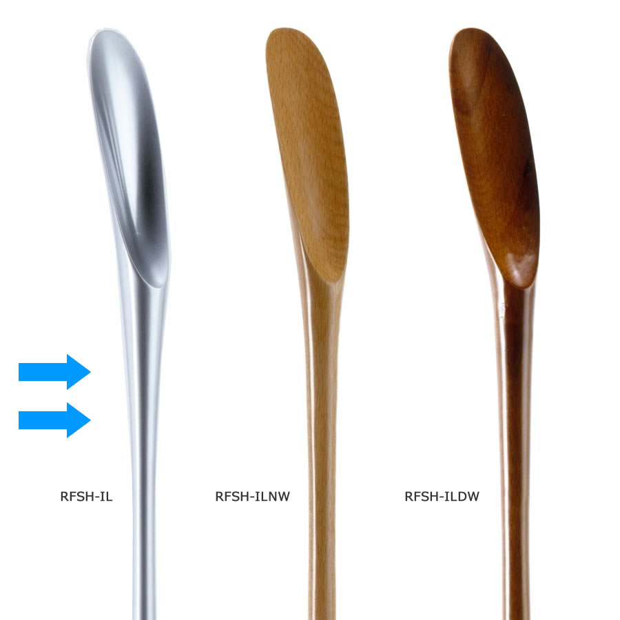 【法人様限定】送料無料 SPILLO スピッロ靴べら アルミ RFSH-IL - 画像 (2)