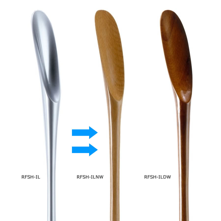 【法人様限定】送料無料 SPILLO スピッロ靴べら ナチュラルウッド RFSH-ILNW - 画像 (2)