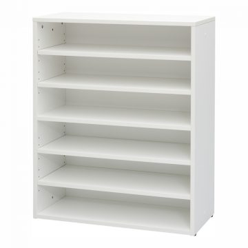 【法人様限定】送料無料 モジュラーシューズラック ワイド ホワイト
