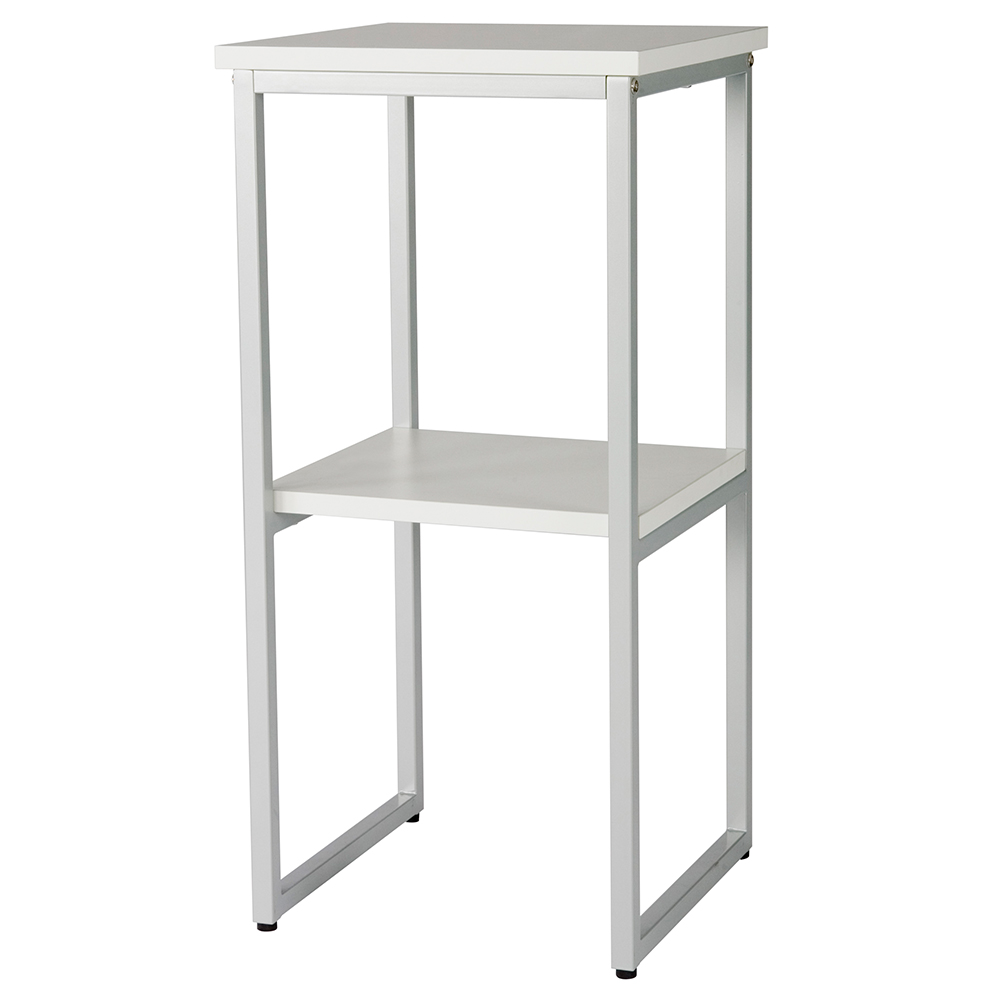 【法人様限定】送料無料 コンパクト電話機台 ホワイト RFTC-3573W