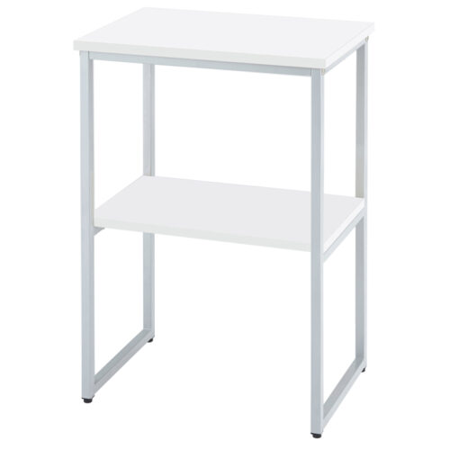 【法人様限定】送料無料 コンパクト電話機台 W500 ホワイト RFTC-5073WH