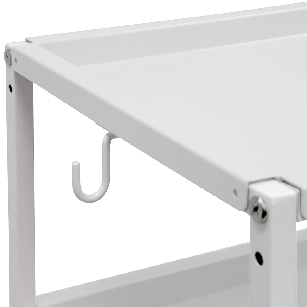 【法人様限定】送料無料 スチールワゴンⅡ ピンク RFWG2-STPK - 画像 (3)