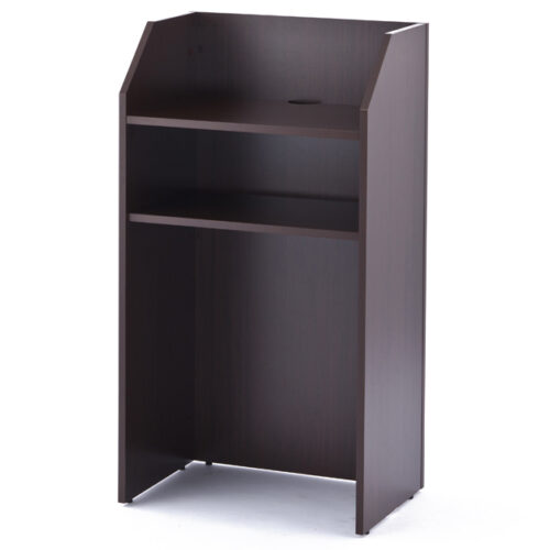 【法人様限定】送料無料 演説台 ダーク SHEN-DB2