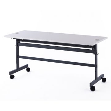 【法人様限定】送料無料 配線機能付きフォールディングテーブルⅡ W1500×D600 ホワイト