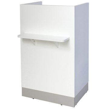 【法人様限定】送料無料 ベーシック木製レジカウンターⅡ ホワイトⅡ