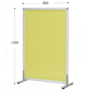 【法人様限定】メタルスクリーン W800xH1200 ライムグリーン(アジャスター仕様)SHSCR-PLGNLAJ