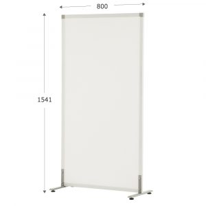 【法人様限定】送料無料 シンプルスクリーン W800 （アジャスター仕様） ホワイト