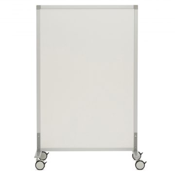 【法人様限定】送料無料 シンプルスクリーンロー W800 (キャスター仕様) ホワイト - 画像 (2)