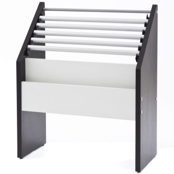 【法人様限定】送料無料 木製新聞掛け ダークⅡ スナップタイプ　SHSK-001DB3