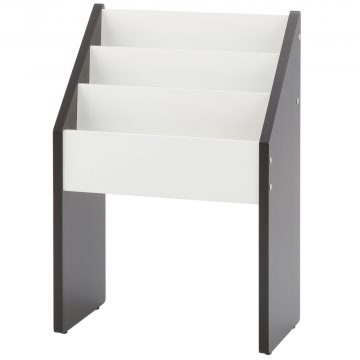 【法人様限定】送料無料 木製マガジンラック ダークⅡ SHWA-001DB2