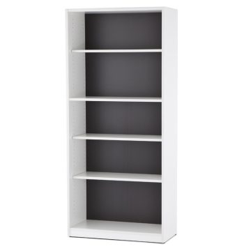 【法人様限定】送料無料 プリーマⅢ 木製シェルフハイ グレーⅡバック