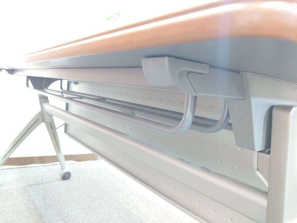 【送料無料 東京地区限定】 4台セット ウチダ 平行スタックテーブル W1500×D450×H700 SH型 折りたたみテーブル ミーティングテーブル 会議テーブル スタックテーブル フォールディングテーブル 内田洋行 UCHIDA 【中古オフィス家具】【中古】 - 画像 (8)