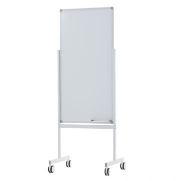 【法人様限定】送料無料 縦型ホワイトボードⅡ W600×H1200 ホワイト