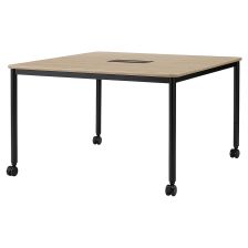 【法人様限定】送料無料 新品 ARF コンバインテーブル BKフレ-ム 四角形 ARF-BSQ ブラック フォレスト W1200×D1200×H720 オフィス テーブル