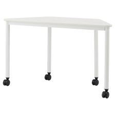 【法人様限定】送料無料 新品 ARF コンバインテーブル WHフレ-ム 台形 ARF-WTR ホワイト ナチュラル W1200×D520×H720 オフィス テーブル