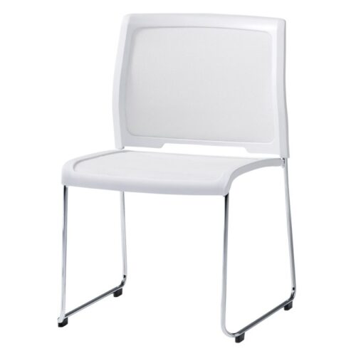 【法人様限定】送料無料 新品 CSSスタッキングチェア CSS-113 チェア 椅子 ホワイト ブラック W513×D522×H782 会議チェア スタッキング