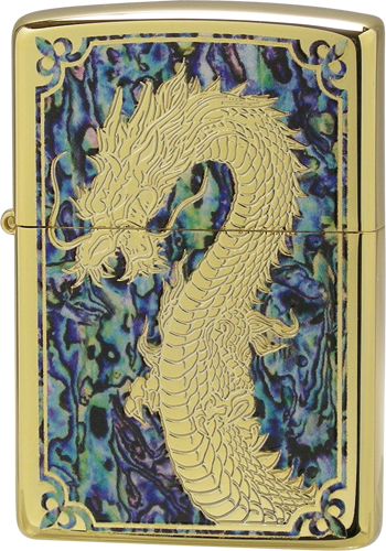 【限定88個生産】 ZIPPO ライター オイルライター GP-DRAGON 88シリーズ ドラゴン 龍 シリアルナンバー入り 両面加工 竜 dragon ジッポ 限定品 金タンク ゴールド メンズ ギフト プレゼント GP-DRAGON88 E 【新品】 【送料無料】 - 画像 (2)