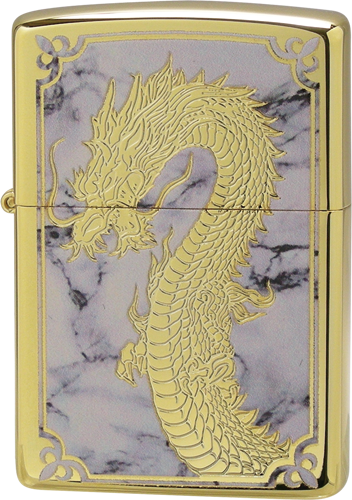 【限定88個生産】 ZIPPO ライター オイルライター GP-DRAGON 88シリーズ ドラゴン 龍 シリアルナンバー入り 両面加工 竜 dragon ジッポ 限定品 金タンク ゴールド メンズ ギフト プレゼント GP-DRAGON88 H 【新品】 【送料無料】 - 画像 (2)