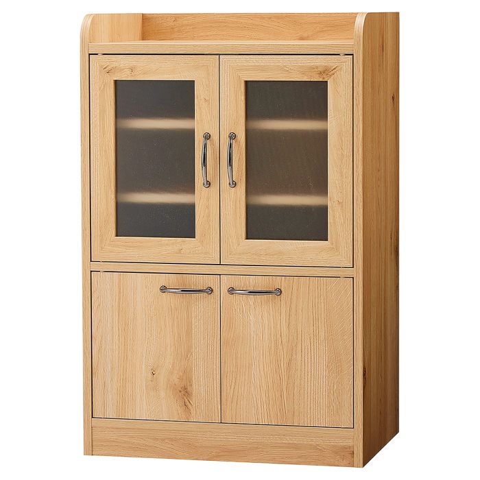 【法人様限定】 新品 MCBキッチンキャビネット 上部オープン MCB-905S キャビネット ナチュラルオーク ホワイト W580×D400×H905 キッチン 収納