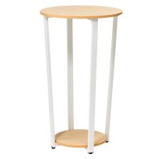 【法人様限定】送料無料 新品 MDRセンターテーブル MDR-6000 ナチュラル ホワイト フォレスト ブラックW600×D600×H1000 オフィス センターテーブル ロビー