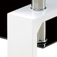 【法人様限定】送料無料 新品 OZINガラスセンタ-テ-ブル OZIN-105 ホワイト ウォールナット ブラック テーブル W1050×D600×H425 ガラステーブル 店舗 業務用 飲食店 応接テーブル - 画像 (3)