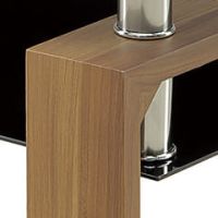 【法人様限定】送料無料 新品 OZINガラスセンタ-テ-ブル OZIN-105 ホワイト ウォールナット ブラック テーブル W1050×D600×H425 ガラステーブル 店舗 業務用 飲食店 応接テーブル - 画像 (4)