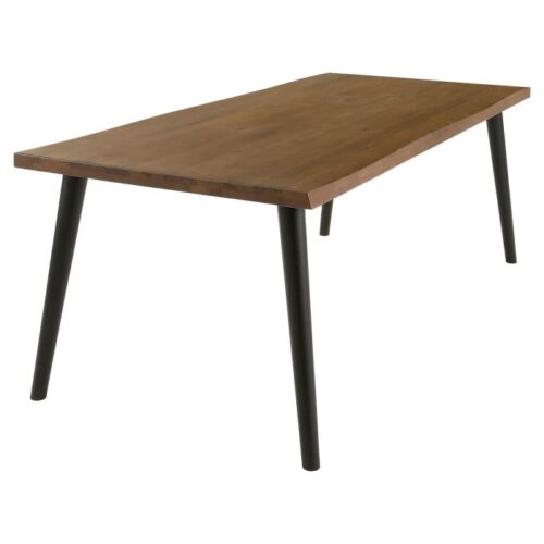 【法人様限定】 新品 OZINテ-ブル W2000 OZIN-200 ナチュラル ブラウン W2000×D900×H720 オフィス 応接室 テーブル