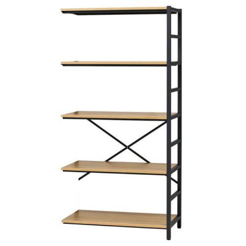 【法人様限定】送料無料 新品 RATイージーラック 増連set H1565 WH RAT-BZ1565 FO ラック W775×D400×H1565 スチール棚 木製 組み合わせ