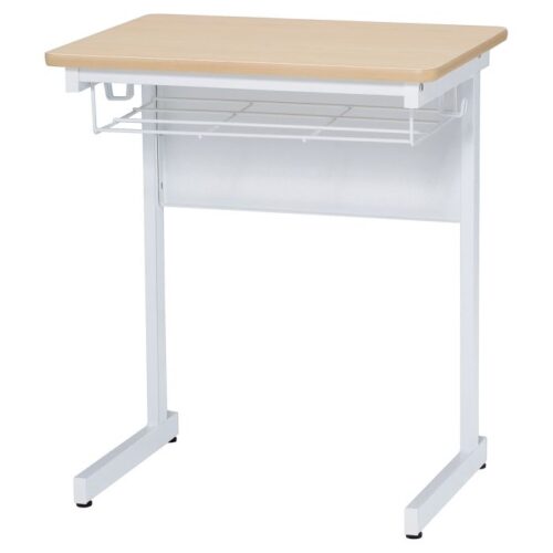 【法人様限定】送料無料 新品 スクール&セミナーデスク TCS-6045 オフィスデスク 天板:ホワイト・ナチュラル W600mm×D450mm×H700mm 塾 教室 セミナールーム