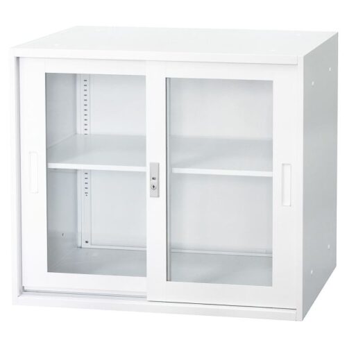 【法人様限定】送料無料 新品 KDS単体書庫 A4対応2段アクリル扉 KDS-2A4AC キャビネット 書庫 ホワイト ニューグレー ブラック W880×D400×H750 アクリル扉 オフィス 事務所