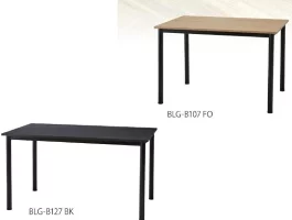 【法人様限定】送料無料 新品 BLG ユーティリティーサイドテーブル W1200 BLG-B124S ブラック フォレスト W1200×D400×H700 オフィス テーブル