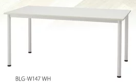【法人様限定】送料無料 新品 BLG ユーティリティーテーブル W1400 BLG-W147 ホワイト ナチュラル W1400×D700×H700 オフィス テーブル 会議