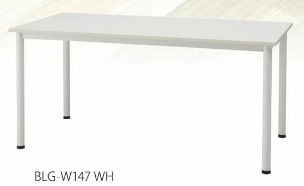 【法人様限定】送料無料 新品 BLG ユーティリティーサイドテーブル W1200 BLG-W124S ホワイト ナチュラル W1200×D400×H700 オフィス テーブル 会議 - 画像 (2)