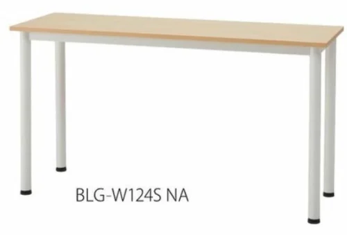 【法人様限定】送料無料 新品 BLG ユーティリティーサイドテーブル W1200 BLG-W124S ホワイト ナチュラル W1200×D400×H700 オフィス テーブル 会議