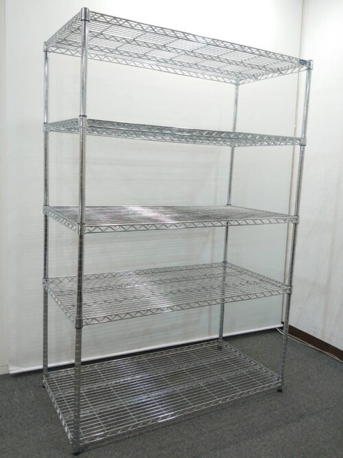 【店頭引き渡し限定】 アイリスオーヤマ 軽量ラック メタルラック 物品棚 オープン棚 軽量棚 倉庫棚 備品整理 キャビネット IRIS OHYAMA W1200mm×D600mm×H1780mm オープンラック オープンシェルフ メタルシェルフ 収納棚 整理棚 保管棚 陳列棚 管理 物流 保管 倉庫 【中古オフィス家具】【中古】