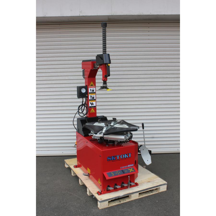 タイヤチェンジャー SKTOKI 885HC 1年部品保証 タイヤ交換 三相200V 整備機器 ホイール タイヤ 脱着 調整 10~20インチ対応 - 画像 (3)