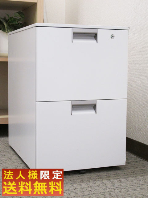 【法人限定送料無料】イトーキ CX 2段ワゴン サイドワゴン デスクワゴン キャスターワゴン 袖机 脇机【中古オフィス家具】【中古】