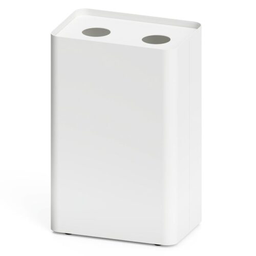 【法人様限定】送料無料 新品 ダストボックス MTH-420 ゴミ箱 ホワイト ブラック W420×D280×H650 ビン缶 ペットボトル 分別 オフィス 事務所 店舗