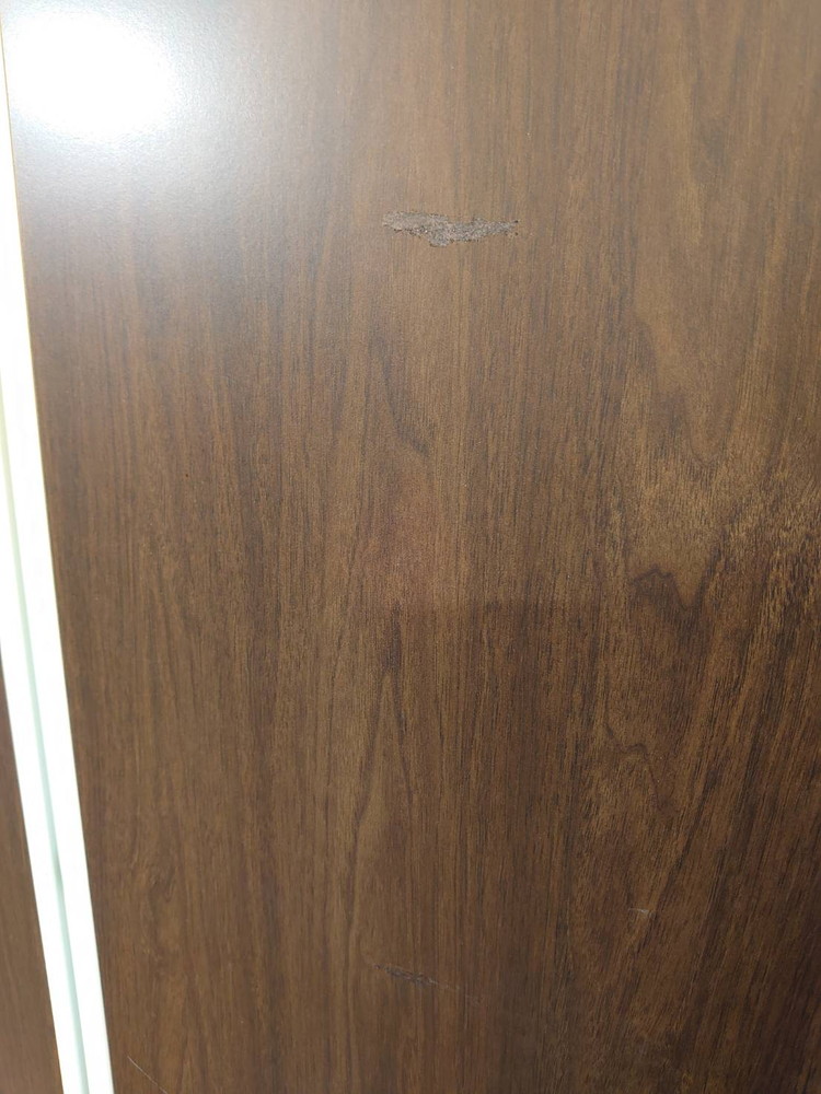 【東京地区限定 送料無料】 3連パーティション パーティション パーテーション 三つ折り 自立式 脚付き 自立パーティション 自立パーテーション キャスター付き キャスター脚 オフィス 衝立 間仕切り ついたて つい立 脚つき ブラウン色 W1865 折りたたみ時W710 【中古オフィス家具】【中古】 - 画像 (10)