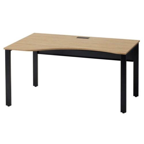 【法人様限定】 新品 REVR ラウンドデスク REVR-B147L/R FO オフィス デスク W1400×D700~900×H720 オフィス デスク