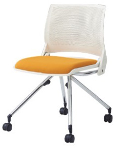 【送料無料 地域限定】 【新品】 【未使用品】 【20脚入荷】 オカムラ クリール 4脚セット 会議チェア ミーティングチェア スタッキングチェア ネスティングチェア 国産 【新品オフィス家具】 - 画像 (6)