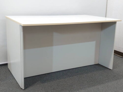 プラス カウンター ローカウンター SC-L12-T 対面タイプ W1250 D750 H700 受付 インフォメーション ホワイト色 受付カウンター 対面カウンター オフィス用カウンター 案内カウンター 受付台 案内台 対面式 PLUS 【中古オフィス家具】【中古】