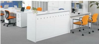 【法人様限定商品】 ハイカウンター カウンター 受付カウンター 新品カウンター 国産カウンター インフォメーションカウンター W1800×D454×H950 選べる天板3色 鍵付き 受付 受付台 無人カウンター 【送料無料 地域限定】【新品オフィス家具】 - 画像 (11)