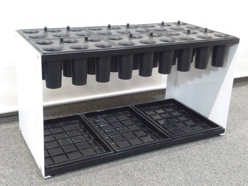 アンブレラホルダー アンブレラスタンド アンブレララック レイングッズ オフィス用傘立て 業務用傘立て オフィス用カサ立て 業務用カサ立て イトーキ ITOKI 傘立て カサ立て 傘たて 36人用 本用 傘立 カサたて かさ立て ホワイト色 36マス 36本 36本立【中古オフィス家具】【中古】