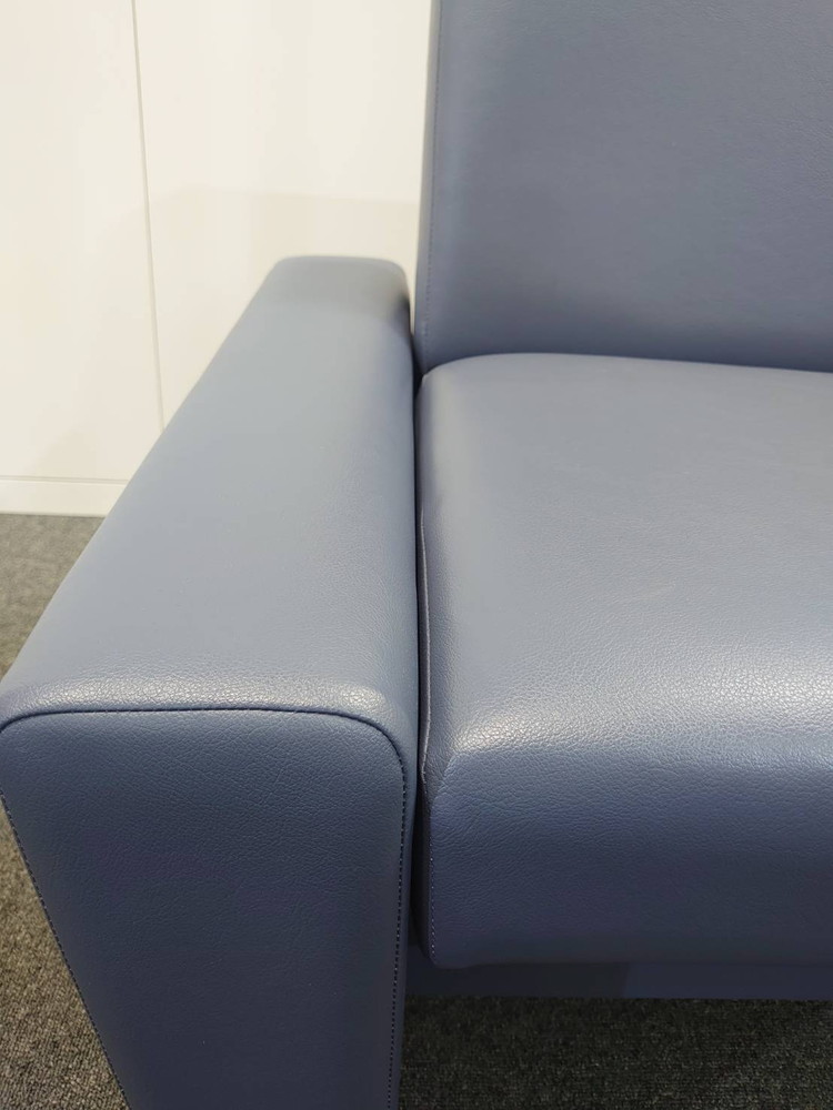 オリバー ソファ ソファベッド 応接ソファ 3人掛けソファ 合皮ソファ 役員室 応接室 待合室 W1910×D670×H680mm 【中古オフィス家具】【中古】 - 画像 (6)