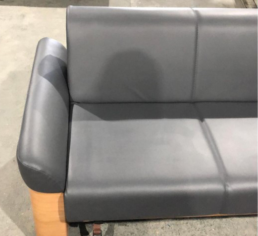 コクヨ ソファ ソファベッド 応接ソファ 3人掛けソファ 合皮ソファ リクライニング式 ソファーベッド 応接用ソファ 三人掛けソファ ソファー ロビーソファ アームソファ HP-CE773VZE5 ウレタンレザー張り 国産 役員室 応接室 待合室 W1840×D830×H690mm 【中古オフィス家具】【中古】 - 画像 (5)