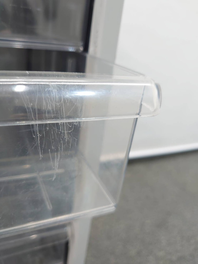 レターケース フロアケース 書類ケース A4対応 深型 1列9段 キャビネット ナカバヤシ アバンテV2 保管庫 書類整理庫 オフィス収納 クリスタルケース クリスタルトレー トレーユニット システムトレーキャビネット Nakabayashi AVANTTE-V2【中古オフィス家具】【中古】 - 画像 (3)