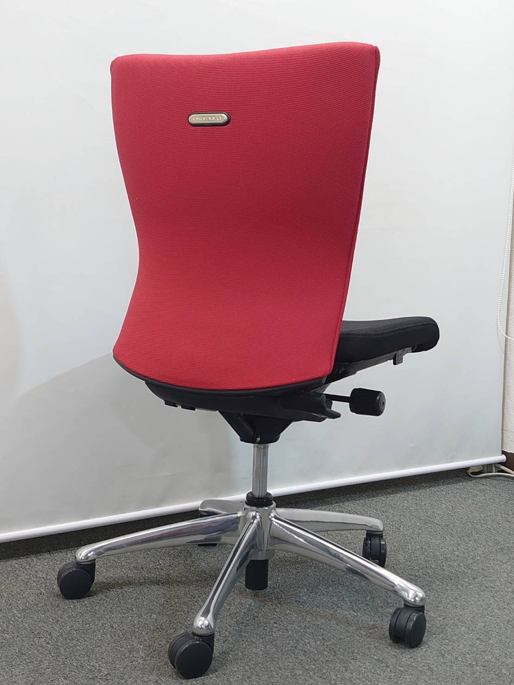 【送料無料 地域限定】 オカムラ フィーゴ オフィスチェア デスクチェア 事務チェア キャスターチェア PCチェア OAチェア デスクワーク 国内メーカー品 布張り okamura feego 岡村製作所【中古オフィス家具】【中古】 - 画像 (3)