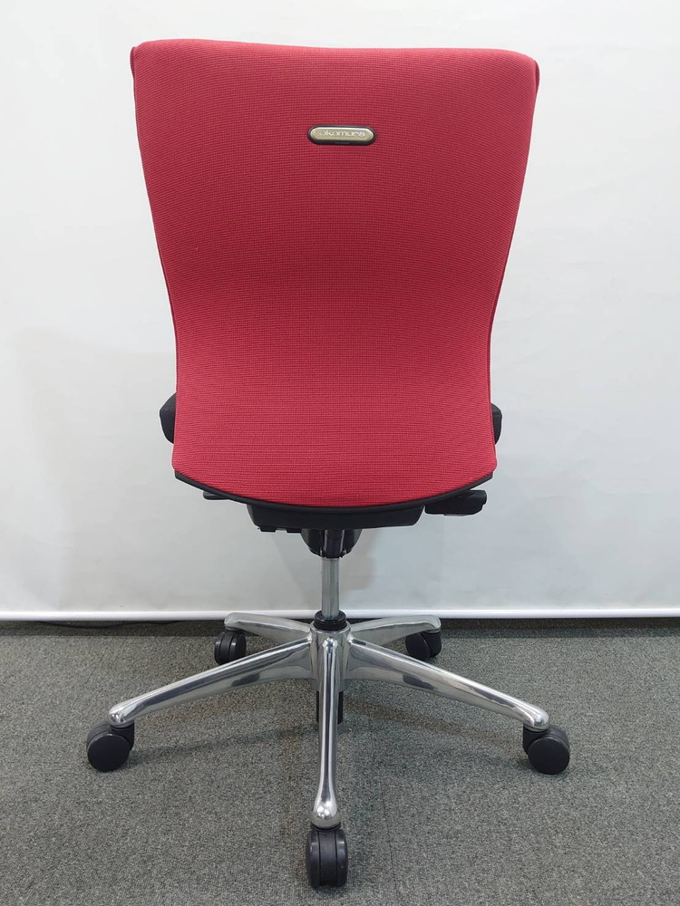 【送料無料 地域限定】 オカムラ フィーゴ オフィスチェア デスクチェア 事務チェア キャスターチェア PCチェア OAチェア デスクワーク 国内メーカー品 布張り okamura feego 岡村製作所【中古オフィス家具】【中古】 - 画像 (5)